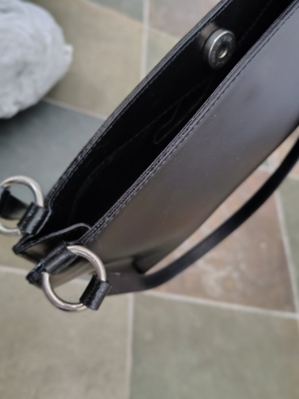 Furla Black Leather Shoulder Bag - Picture 11 of 12